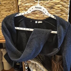 Black Wool Shrug